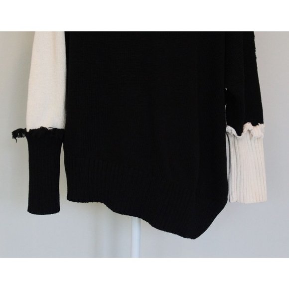 PLANET By LAUREN G Grossman Flash Dance Sweater Lagenlook Asymmetric, One Size - Picture 11 of 14